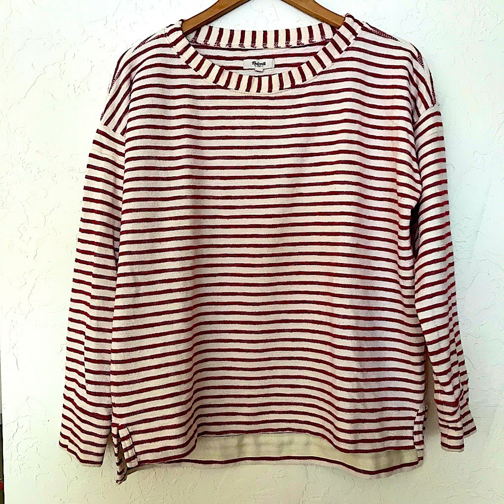 MADEWELL Stripe Long sleeve tee M
